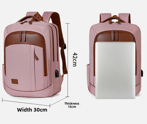 Sac à dos d'affaires imperméable en Oxford avec logo personnalisé et port USB – Vente chaude usine – Sac à dos pour ordinateur portable pour étudiants - Product Image 3