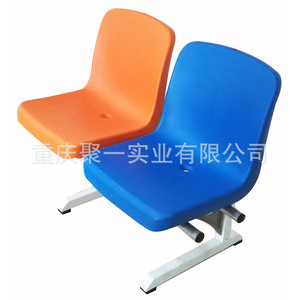 เก้าอี้สนามกีฬาแบบพลาสติกขึ้นรูป HDPE รุ่น 2708 พร้อมที่วางแขน สำหรับใช้งานกลางแจ้งในสนามโรงเรียน - Product Image 4
