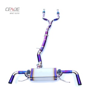 Embouts d'échappement Valvetronic en titane (titane bleu miroir poli 3/3,5/4 pouces) pour <span class=keywords><strong>Mercedes</strong></span>-Benz GLC43 AMG 2017-2019 - Product Image 1