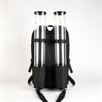 Distributeur de bière portable en plastique acrylique 3L avec robinet pour camping, fêtes et événements en plein air
