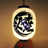 Nicro prix d'usine lanterne suspendue de Style japonais étanche personnalisée publicité extérieure lanterne en PVC de forme ronde de melon d'hiver