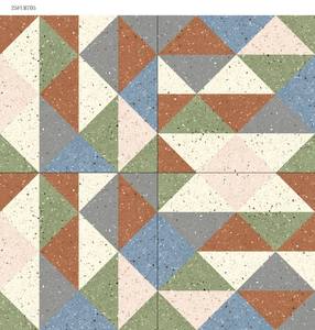 Carreaux de porcelaine mats à texture parquet, design moderne, couleur verte, 600x600mm, résistants à l'usure pour les espaces commerciaux à fort trafic - Product Image 2