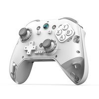 JSgaming Z04 Pengontrol Game Nirkabel dengan Getaran Ganda Plug and Play Gamepad Joystick dengan 4 Tombol yang Dapat Disesuaikan