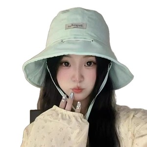 Convertible Bucket <b>Hat</b> For Women Sun Protection Foldable With Bag Function Spring <b>Summer</b> Outdoor Canvas <b>Hat</b> Pink Blue Green - Product Image 5