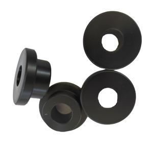 บูชพลาสติกแบบมีหน้าแปลนสำหรับงานอุตสาหกรรม  ไนลอน PEEK  หล่อลื่นในตัว  รับผลิตตามแบบ OEM  ทนความร้อน  แหวนรองแบบสแนป  บูชเพลา - Product Image 1