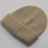 BSCI Oem personnalisé de haute qualité unisexe casquette unie teint tissé étiquette Logo tricoté hiver Ski chapeau pêcheur bonnet