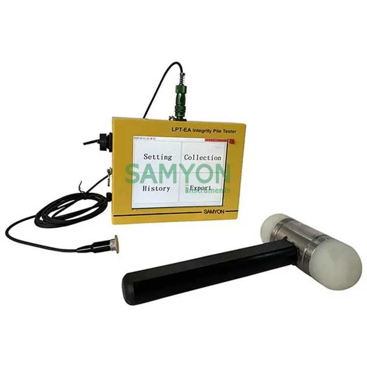 SAMYON高効率建設試験装置100mV/g感度パイル低ひずみ完全性試験機