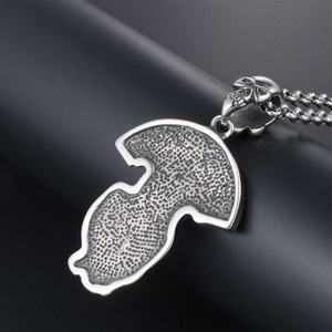 Collier pendentif Sons Of Anarchy Reaper en argent tibétain, breloque tête de mort pour homme SP507 - Product Image 4