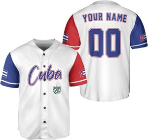 Camiseta de béisbol de Cuba con sublimación de secado rápido, camiseta de bandera de Cuba, camiseta cubana para hombres y mujeres, camiseta con bandera de Cuba EE. UU. - Product Image 4