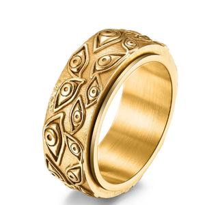 Anillo Vikingo Hecho a Mano, Sólido, Medieval, Único, Unisex, para Hombre y Mujer, Estilo Punk, Gótico, Motero, Oxidado, Regalo para Él y Ella - Product Image 3