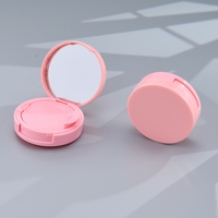 2026 Vente en gros directe usine Boîtier compact en plastique de haute qualité pour BB crème et coussin d'air, petite taille, design tendance