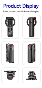 Nouveauté F08 463mm Mini Perche à Selfie Magnétique Amovible à Ouverture par Pression avec Télécommande Quadripode - Product Image 2