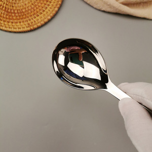 Cao cấp 304 thép không gỉ sâu Bát súp muỗng đặt cho súp ngũ cốc Ramen Bouillon đồ dùng - Product Image 3