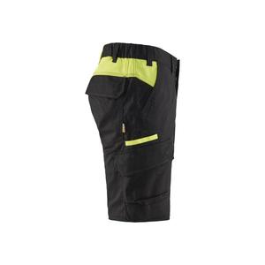 BLAKLADER - 144618329933C50 Industry <b>shorts</b> <b>stretch</b> Black/Yellow - EAN 7330509758441 <b>WORK</b> TROUSERS <b>WORK</b> <b>SHORTS</b> - Product Image 4