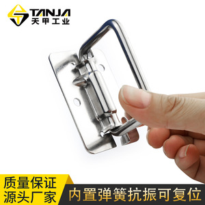 มือจับพับได้สแตนเลส L131 L130 SUS304 ทนทาน สำหรับกล่องอุตสาหกรรม - Product Image 5