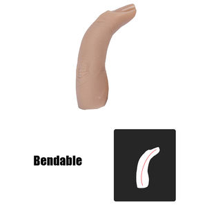 Main de pratique en silicone avec clip pour formation des ongles en acrylique modèle de <span class=keywords><strong>faux</strong></span> doigts pour ciseaux de manucure - Product Image 4