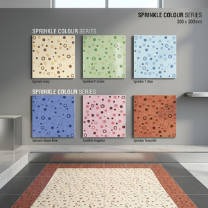 Carreaux de sol émaillés rustiques rectifiés brillants en céramique imprimés à jet d'encre 12x12 à 400x400 300x300mm 16x16 30x30 40x40 tailles - Product Image 6