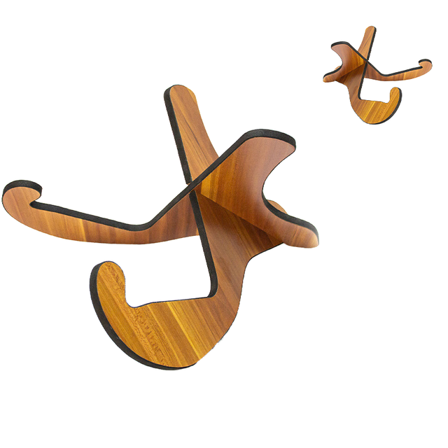 Farlley.Na China's Universal Metal and Wooden Guitar Stand for Acoustic-Electric Bass Guitar and Ukulele Musical Instruments