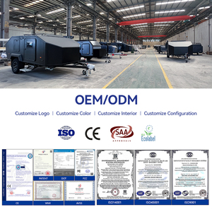 Trọng lượng nhẹ mạ kẽm tấm <span class=keywords><strong>Mini</strong></span> <span class=keywords><strong>Camper</strong></span> <span class=keywords><strong>rv</strong></span>-travel Trailer cho Caravan cho cuộc phiêu lưu khoảng cách ngắn - Product Image 3