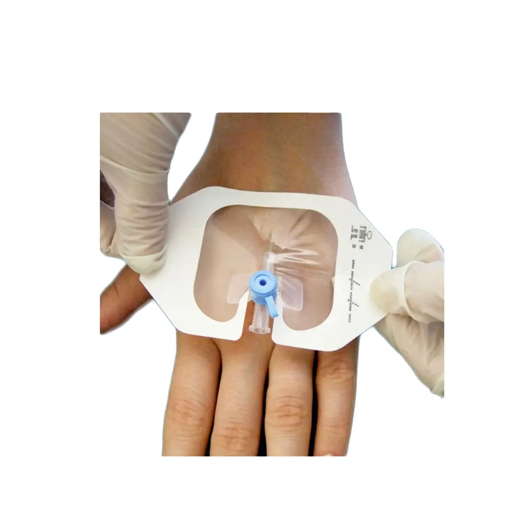 I.V. Transparent cannula Dressings and care for wound