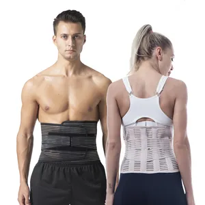Almofada lombar ajustável para costas, cinta de apoio para coluna lombar, cinto de apoio para alívio das dores nas costas