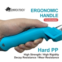Ensemble d'outils de jardinage personnalisés OEM/ODM, ensemble d'outils de jardinage en PP bleu avec manche, mini fourche, pelle, truelle, pour balcon
