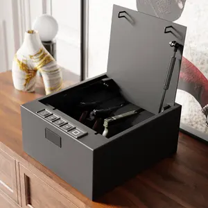 Drawer Safe With Biometric Fingerprint Lock Top Opening Gun Safe