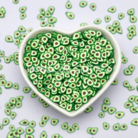 Groothandel Fruit Plakjes Polymeer Klei Voor Cake Hagelslag Decoratie Glitter Kerstversiering