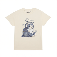 Camiseta Unisex de Jersey 100% Algodón, 210 g/m², Casual, con Estampado DTF, Transpirable y Resistente