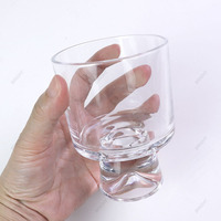 Nouveau style très demandé : Récipients à bougies en verre vides 8oz, porte-bougie de luxe à base haute, pots à bougies avec couvercle et boîte, écologiques