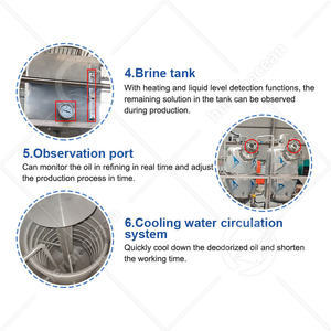 OCEAN Equipo de refinería de aceite de ricino automático 10 Tpd 5 Ton Máquina de refinería de aceite de almendra de palma - Product Image 5