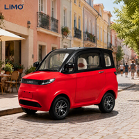 Voiture électrique chinoise EEC COC, mini véhicule électrique, mini voiture électrique à 4 roues, véhicule électrique à faible vitesse 45 km/h pour l'Europe