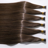 Extensions de cheveux russes 100% non traités Remy, extensions de cheveux à pointe en kératine, extensions de cheveux humains doublement étirés