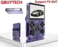 Consoles de jeu portables Qbuy R36HD, écran 3,5 pouces, batterie 3000 mAh, prise en charge de la connexion TV, plus de 10000 jeux, nouvelle mise à niveau R36s, sortie TV