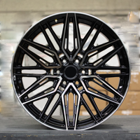 CX Custom Wheels 20 22 24 Inch Teinté Noir Brillant Super Deep Concave Forged Wheels 6x139.7 pour Dodge Ram 1500