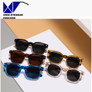 Lunettes de soleil carrées à monture intégrale en bois TR90 <span class=keywords><strong>vert</strong></span> tendance, taille 48-25-146 |   Lentilles polarisées TAC UV400 |   Vision nocturne anti-éblouissement - Product Image 2