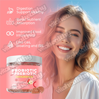Vitahealth OEM/ODM Gommes probiotiques Compléments alimentaires Marque privée Naturelle pure Vente en gros Gommes probiotiques à la pêche
