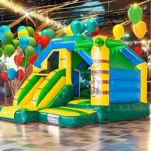 Château gonflable de sports de plein air de style nouveau avec toboggan d'obstacle toboggan gonflable Trampoline amusant jouets de plein air - Product Image 3