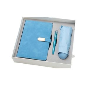 Custom Promotional Gift Set with Five-Fold Umbrella Notepad Pen Capsule Customized Color Modern Handmade Gift Box Custom Logo - Product Image 4