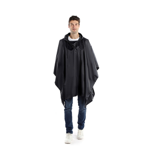 Poncho Impermeabile Personalizzato con Stampa, Giacca Antipioggia Resistente con Cappuccio per Viaggi, Escursioni e Attività all'Aperto - Product Image 1