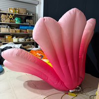 Ballon en forme de tête de fleur artificielle gonflable de couleur personnalisée pour la décoration de festival de musique