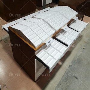 Professinal quang kiosk Showcase thiết kế bằng gỗ Kính mát hiển thị truy cập nhỏ kính hiển thị Showcase với khoang - Product Image 2