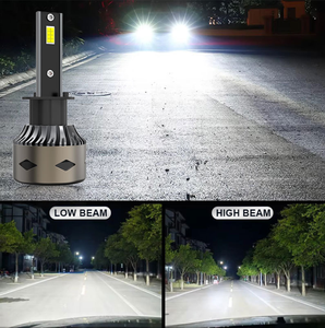 Car LED Headlights <strong>H1l</strong> H7 High Brightness 60W Strong Light 9005 9006 6000LM Auto LED Light Bulbs with Built-in Drive Headlamp - Product Image 2