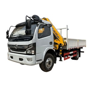 รถเครนติดรถบรรทุก Dongfeng 4x2 จากโรงงานจีน พร้อมบูมแบบ Knuckle Boom ขนาด 5 ตัน สำหรับงานขนย้ายวัสดุ - Product Image 1