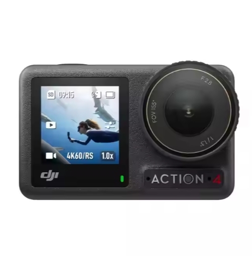 Osmo Action 4 Adventure Combo 4K Sport Ultra-Wide FOV Dual Full-Color Touchscreens Waterproof Camera DJII Osmo Action 4