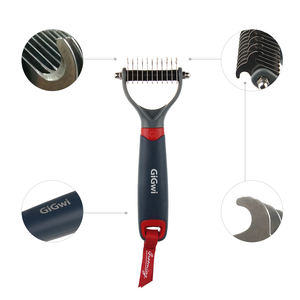 Peigne démêlant double tête SUPERZOO GiGwi 2025, 11/17 dents pour chiens et chats - Product Image 4