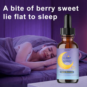 OEM Marke Natürliches Melatonin Flüssig-Tropfen 60ml Schlaf-Nahrungsergänzungsmittel mit <span class=keywords><strong>Vitamin</strong></span> D3 L-Theanin Holunderbeerextrakt - Product Image 6