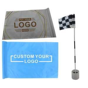 Banderas de Golf Personalizadas para Torneos Deportivos, Banderas de Mini Golf Impresas con Asta, Económicas - Product Image 1
