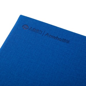 Wholesale Promotional Business Stationery Notebook Gift Set Blue PU Leather Magnetic Diary A5 Journal With Mobile <b>Phone</b> <b>Holder</b> - Product Image 3