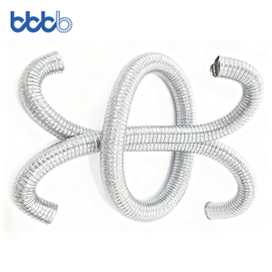 गर्म बिक्री लौ retardant उच्च तापमान प्रतिरोधी लचीला एल्यूमीनियम पन्नी वेंटिलेशन वाहिनी वाणिज्यिक रसोई निकास प्रणाली - Product Image 3